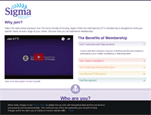 Tablet Screenshot of join.stti.org